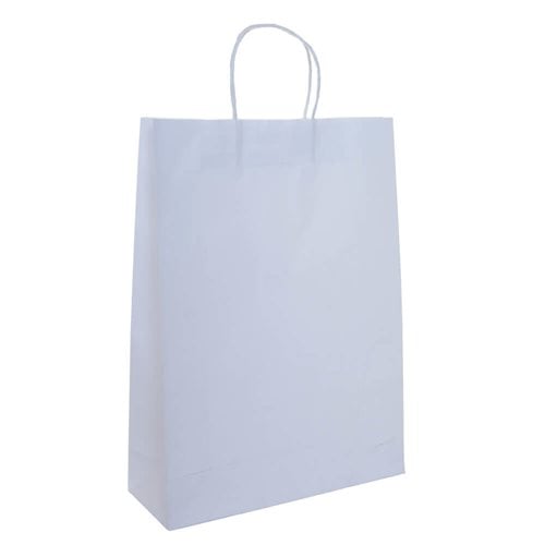 A3 White Paper Carry Bags 310x420mm (Qty:250)