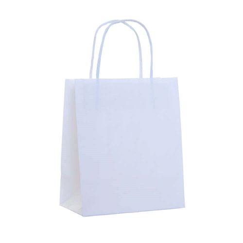 White Paper Carry Bags 170x200mm (Qty:500)