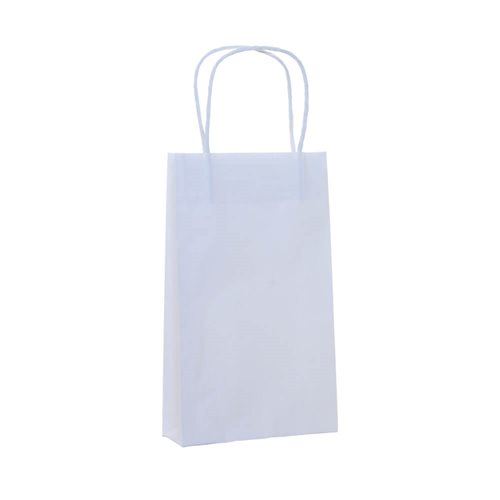 White Paper Carry Bags 160x265mm (Qty:50)