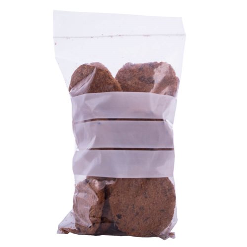 Resealable Bags with Write On Panel - 125x200mm 50µm (Qty:1000)