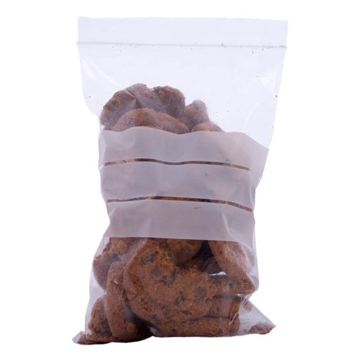 Resealable Bags with Write On Panel - 150x230mm 50µm (Qty:1000)