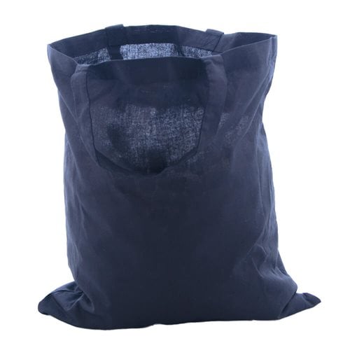 Two Handle Calico Bags 420x380mm | Black (Qty:50)