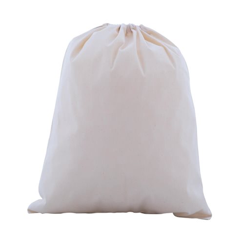 Drawstring Calico Bags 500x400mm | Natural Calico (Qty:50)