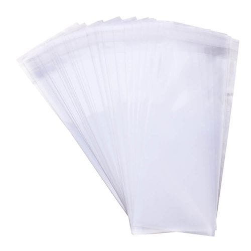 BOPP PEEL AND SEAL BAGS + TAPE 75 X 180