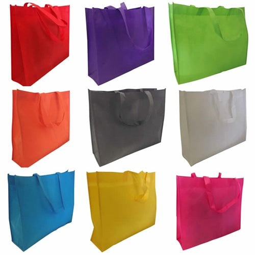 Custom Printed NWPP Carry Bags (9 Colours available) 2 Colours 1 Side