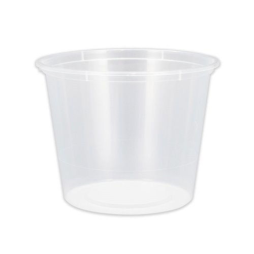 Chanrol clear 620ml round (C25)