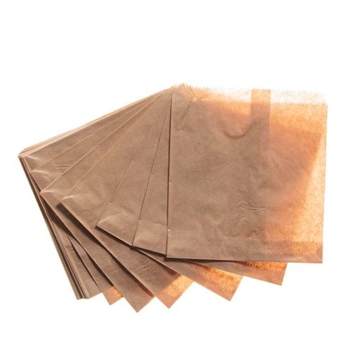 Flat Brown Paper Bag Size 1 - 165 x 185