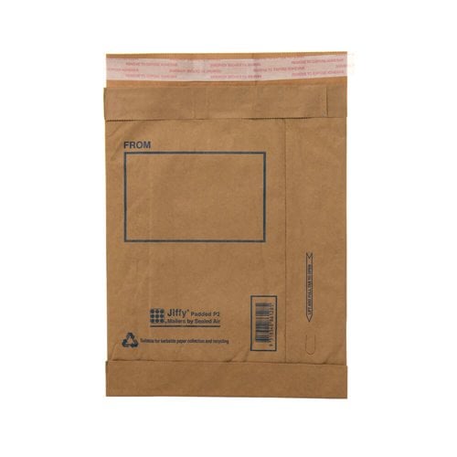 Size 2 Jiffy Padded Mailing Bags 215x280mm (Qty:100)