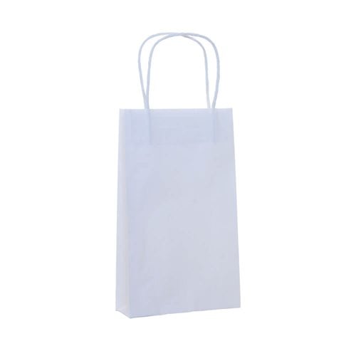 White Paper Carry Bags 160x265mm (Qty:50)