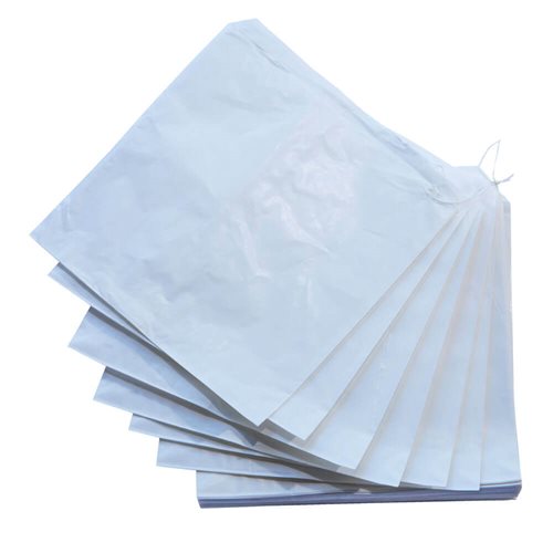 Flat White Paper Bags Size 2 200x200mm (Qty:500)