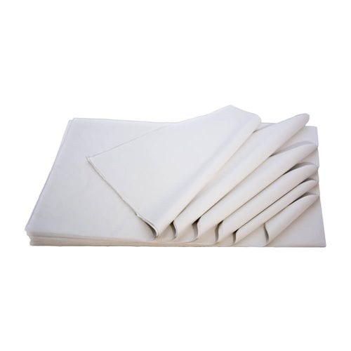 Acid-free White Tissue Paper Sheets 500x750mm 19GSM (Qty:500)