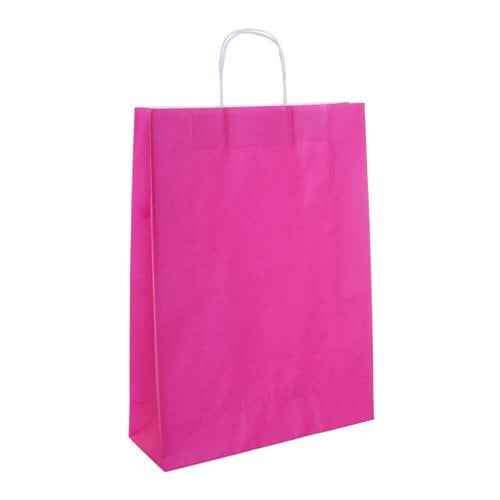 A3 Pink Paper Carry Bags 310x420mm (Qty:250)