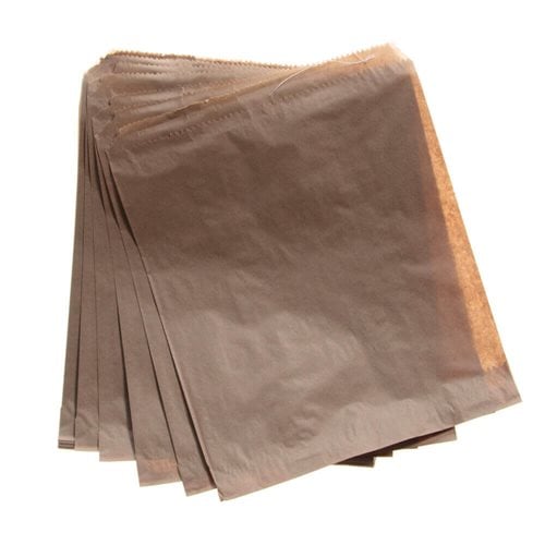 Flat Brown Paper Bag Size 8 - 270 x 335