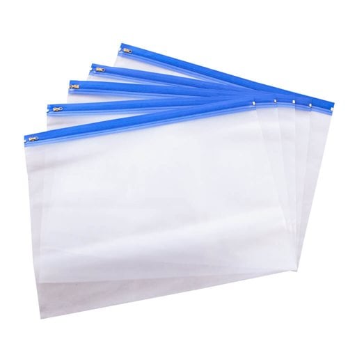 Zipper Plastic Bag Wallet 340 x 485mm