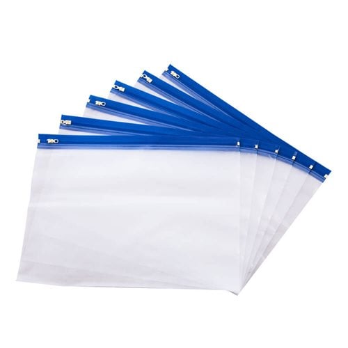 Zipper Plastic Bag Wallet 255 x 370mm