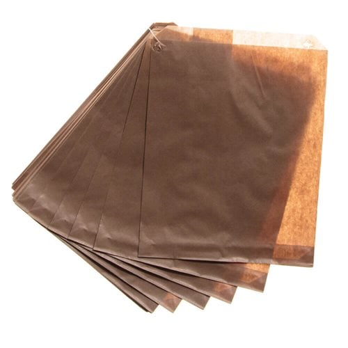 Flat Brown Paper Bags Size 3 200x235mm (Qty:500)