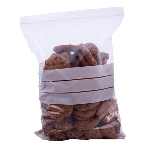 Resealable Bags with Write On Panel - 230x305mm 50µm (Qty:1000)