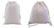 Calico Drawstring and Backpack Bags