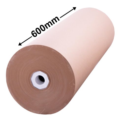 Brown Kraft Paper Roll - 600mm X 340m - dimensions