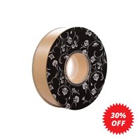 Double sided Satin Ribbon Nude 25mm wide x 30m per roll