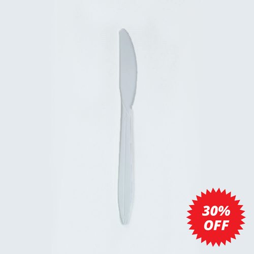 Plastic Knives white - dimensions