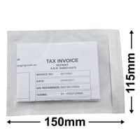 Shipping Label Envelopes LabelMore 7.5 X 5.5 Clear Self-adhesive Top Loading Packing List Pouches 100pcs Mailing Pouches For Shipping Clear 