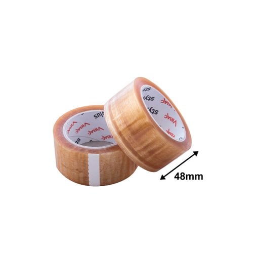 Packaging Tape Rubber 48mm Clear Superior - dimensions