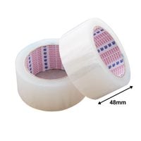 Packaging Tape Acrylic 48mm Clear Economy