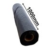Builders Film Centrefold Roll - Black - 100µm - 1m opening to 2m