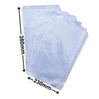 Poly Bags 230x380mm 35µm (Qty:100)