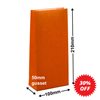 Paper Gift Bags Orange 100x210+50 - no handles