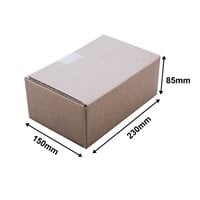 Brown cardboard carton L 230 x W 150 x H 85mm