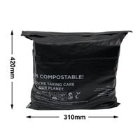 Compostable Courier Satchel Bags Size 3, 310x400mm (Qty: 100)