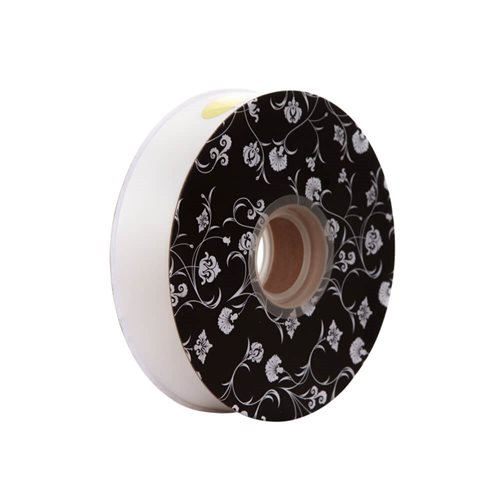 Florist Tear Ribbon White 30mm wide x 90m per roll - dimensions