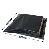 Black Courier Air Bags 440x500mm 100% Recycled (Qty:100)