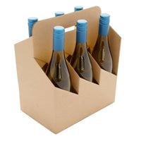 Natural 6 Wine Carry Box