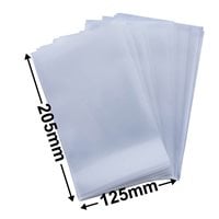 Thick Poly Bags 125 x 205 - 100µm