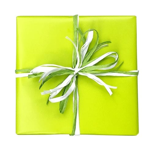 Citrus Green Wrapping Paper Roll 500mm x 50m - dimensions