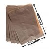 Flat Brown Paper Bags Size 6 235x335mm (Qty:500)