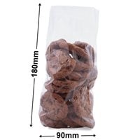 Cellophane Bags - Size 19 - 90 x 180 + 25mm side gusset