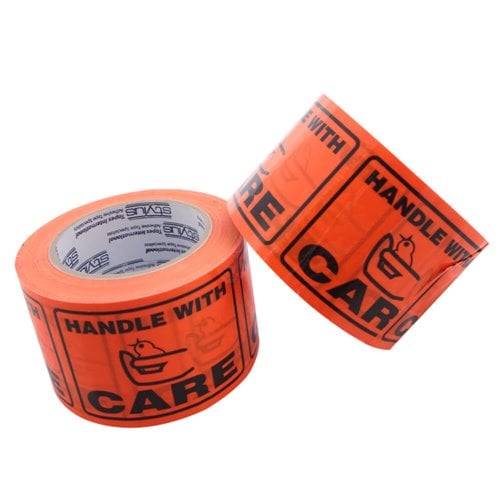 Shipping Labels on roll Handle With Care - dimensions