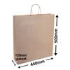Brown Paper Carry bags 450 x 500