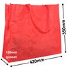 Red Reusable Non Woven Polypropylene fabric bag