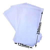 BOPP Peel & Seal Bags + Tape 250x125mm 35µm (Qty:1000)