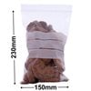 Resealable Bags with Write On Panel - 150x230mm 50µm (Qty:1000)