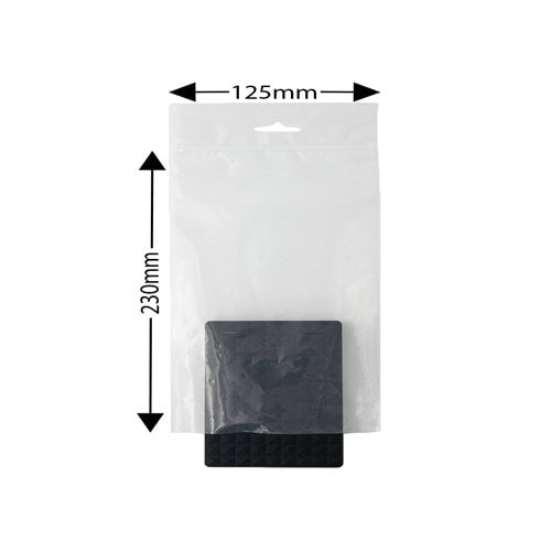 Maxigrip Bottom Loading Resealable Bags - 230x125mm 75µm (Qty:1000) - dimensions