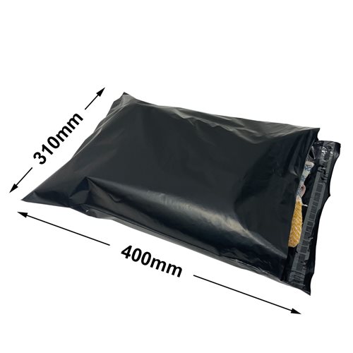 A3 Black Courier Air Bags 310x400mm 100% Recycled (Qty:100) - dimensions