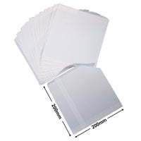 Flat White Glossy Paper Bag Size 2 - 200 x 200