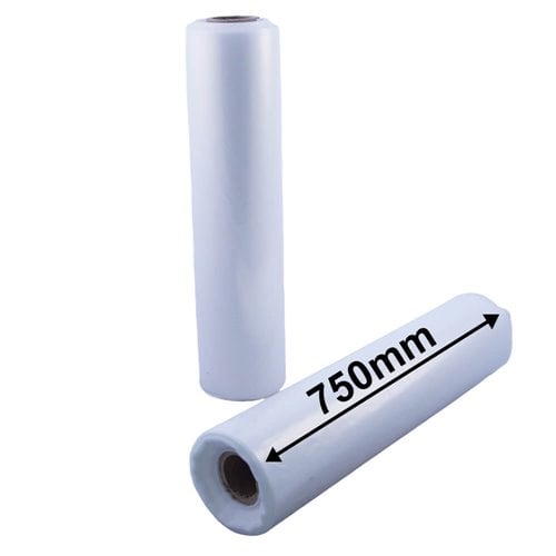 750mm Wide Tube - 100µm 15kg Roll - dimensions