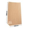 Brown Paper Grocery Bags Size 3 160x300mm & 85mm Gusset (Qty:500)